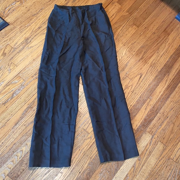 TSE Linen High Waist Pleated Pants - Picture 8 of 10